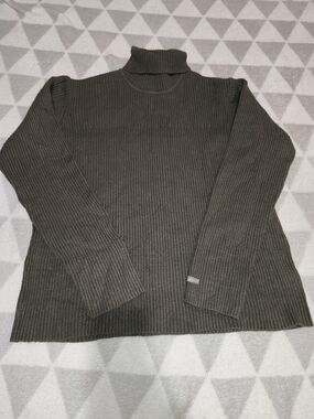 Columbia Men's Ribbed Turtleneck Sweater - Olive